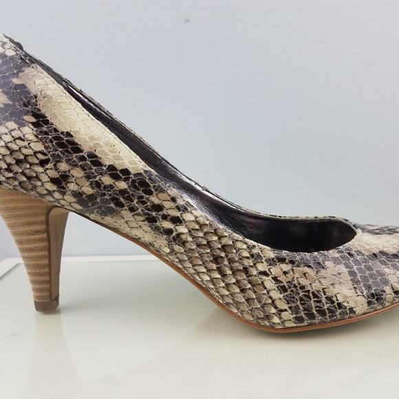 Steve Madden Brown Snakeskin High Heel Pumps 6.5 - Picture 1 of 8
